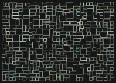 Ofset Quad üretken sanat arkaplan çizimi