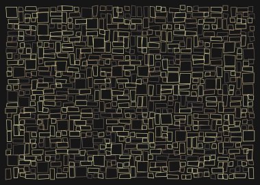 Ofset Quad üretken sanat arkaplan çizimi