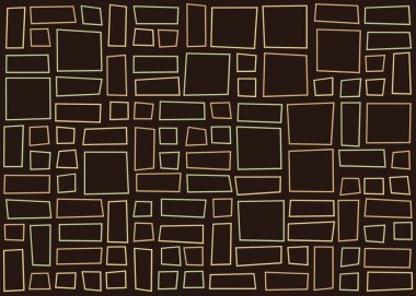 Ofset Quad üretken sanat arkaplan çizimi