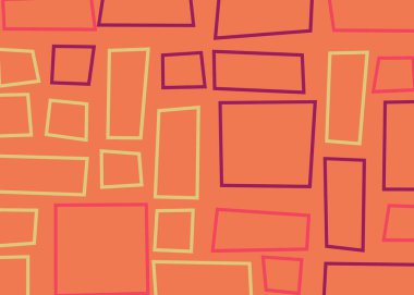 Ofset Quad üretken sanat arkaplan çizimi