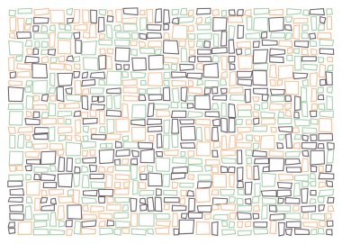 Ofset Quad üretken sanat arkaplan çizimi