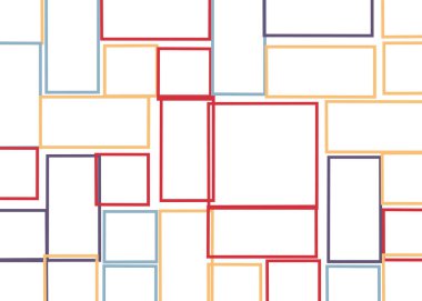 Ofset Quad üretken sanat arkaplan çizimi