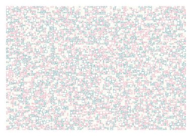 Ofset Quad üretken sanat arkaplan çizimi