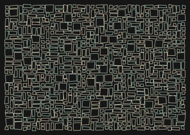 Ofset Quad üretken sanat arkaplan çizimi