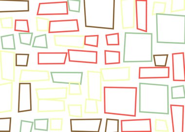 Ofset Quad üretken sanat arkaplan çizimi