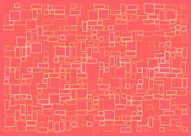 Ofset Quad üretken sanat arkaplan çizimi