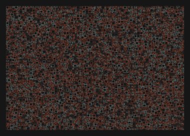 Ofset Quad üretken sanat arkaplan çizimi