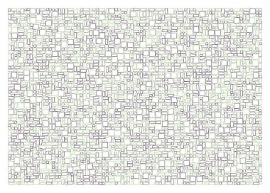 Ofset Quad üretken sanat arkaplan çizimi