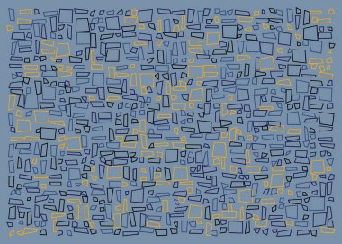 Ofset Quad üretken sanat arkaplan çizimi