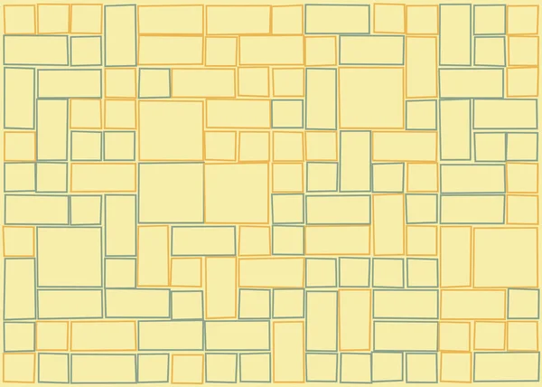 Décalage Quads Art Génératif Fond Art Illustration — Image vectorielle