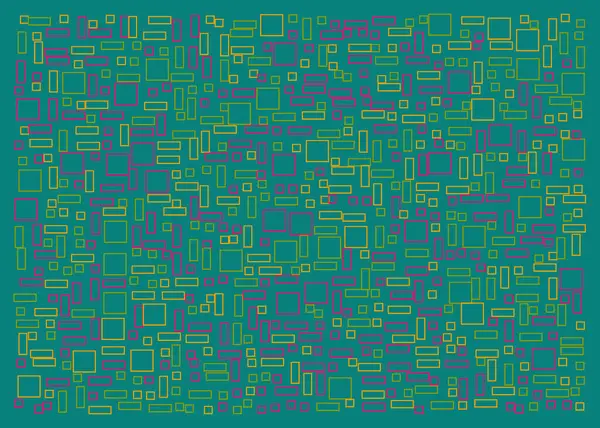 Offset Quads Arte Generativo Fondo Ilustración — Archivo Imágenes Vectoriales