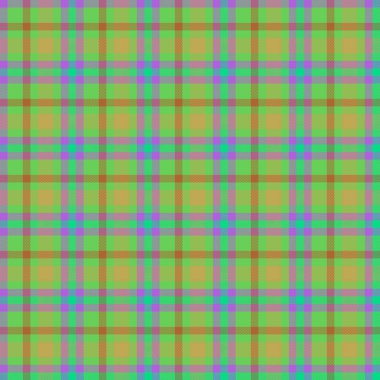 Dekoratif tartan karo desen çizimi