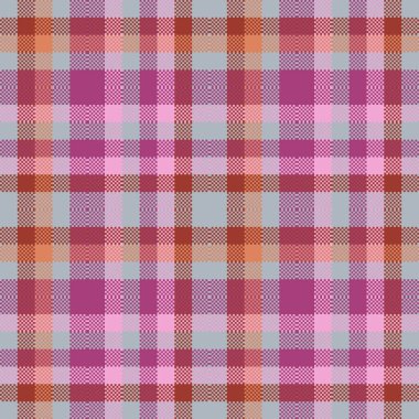 Dekoratif tartan karo desen çizimi