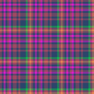 Dekoratif tartan karo desen çizimi