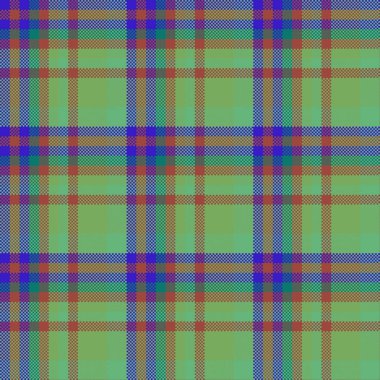 Dekoratif tartan karo desen çizimi