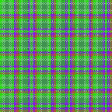 Dekoratif tartan karo desen çizimi