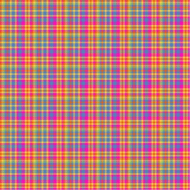 Dekoratif tartan karo desen çizimi