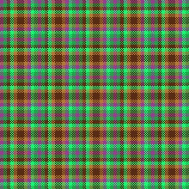 Dekoratif tartan karo desen çizimi