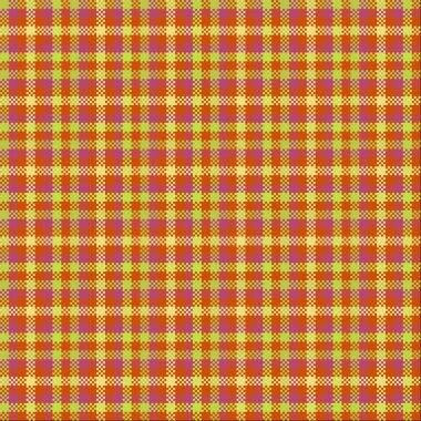 Dekoratif tartan karo desen çizimi