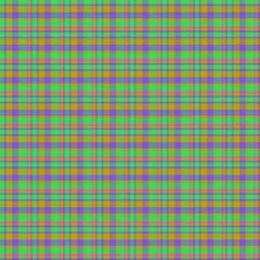 Dekoratif tartan karo desen çizimi