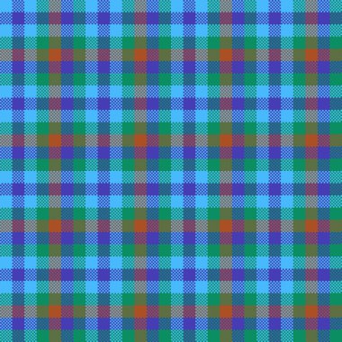 Dekoratif tartan karo desen çizimi