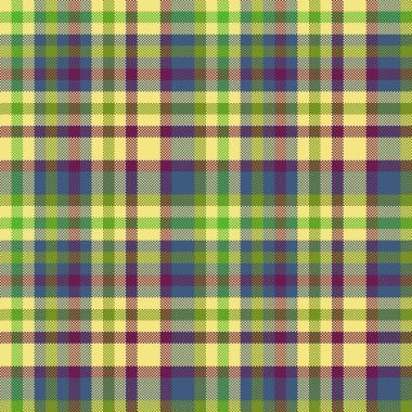 Dekoratif tartan karo desen çizimi