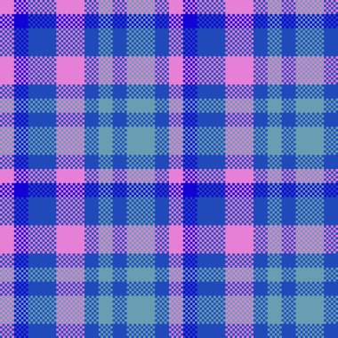 Dekoratif tartan karo desen çizimi