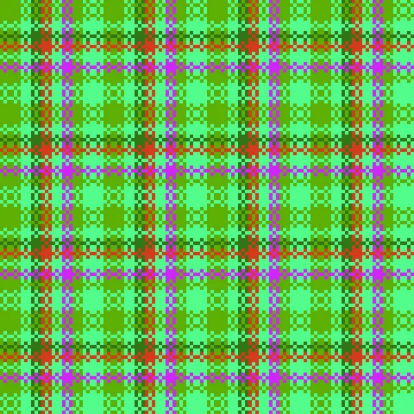 Decorative Tartan Plaid Tiles Pattern Illustration — Stock Vector