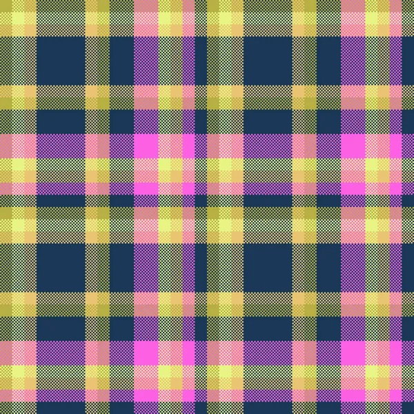 Dekorative Tartan Karierte Fliesen Muster Illustration — Stockvektor