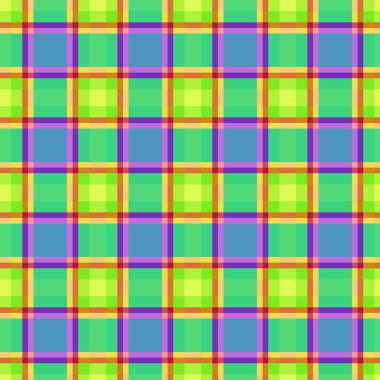 Dekoratif tartan karo desen çizimi