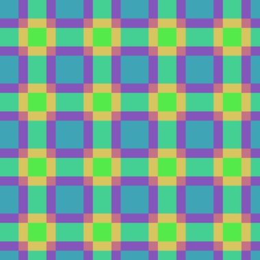 Dekoratif tartan karo desen çizimi