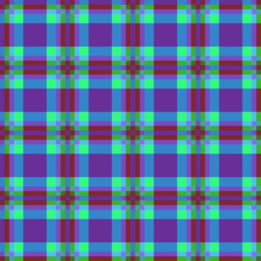 Dekoratif tartan karo desen çizimi