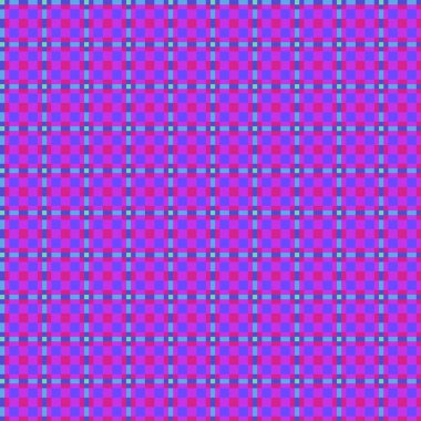 Dekoratif tartan karo desen çizimi