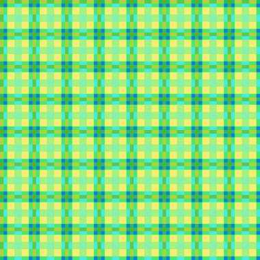 Dekoratif tartan karo desen çizimi