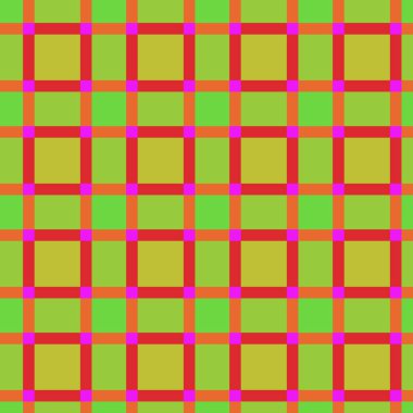 Dekoratif tartan karo desen çizimi