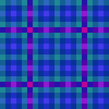 Dekoratif tartan karo desen çizimi