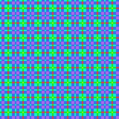 Dekoratif tartan karo desen çizimi