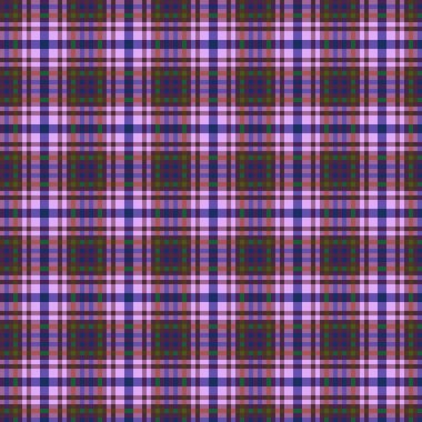 Dekoratif tartan karo desen çizimi