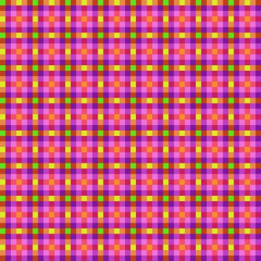 Dekoratif tartan karo desen çizimi