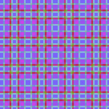 Dekoratif tartan karo desen çizimi