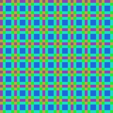 Dekoratif tartan karo desen çizimi