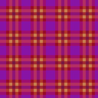 Dekoratif tartan karo desen çizimi