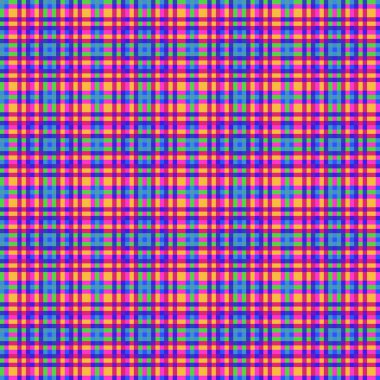 Dekoratif tartan karo desen çizimi