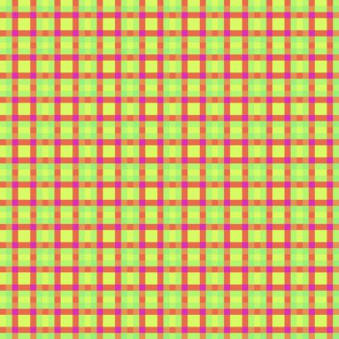 Dekoratif tartan karo desen çizimi