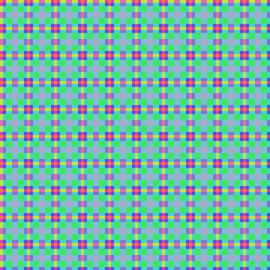 Dekoratif tartan karo desen çizimi