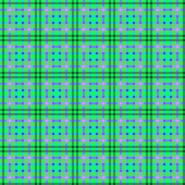 Dekoratif tartan karo desen çizimi