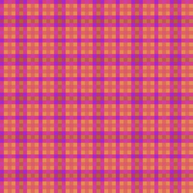 Dekoratif tartan karo desen çizimi