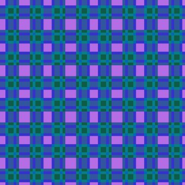 Dekoratif tartan karo desen çizimi