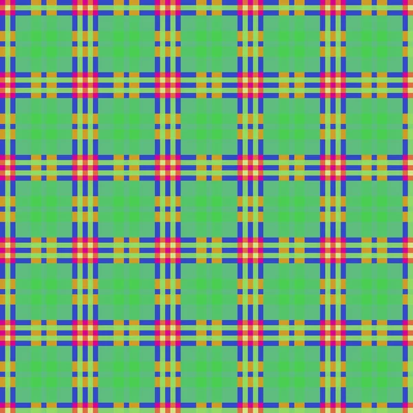 Dekorativ Tartan Rutiga Plattor Mönster Illustration — Stock vektor