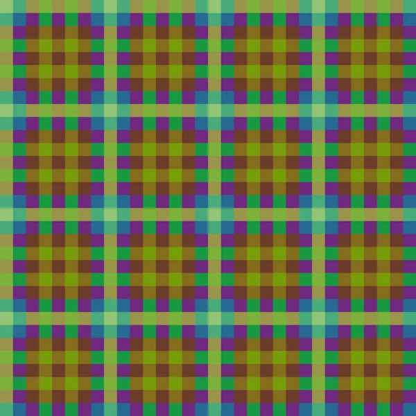 Decorative Tartan Plaid Tiles Pattern Illustration — Stock Vector